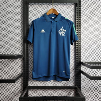 Camisa Gola Polo Flamengo 21/22 - Azul