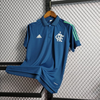 Camisa Gola Polo Flamengo 21/22 - Azul