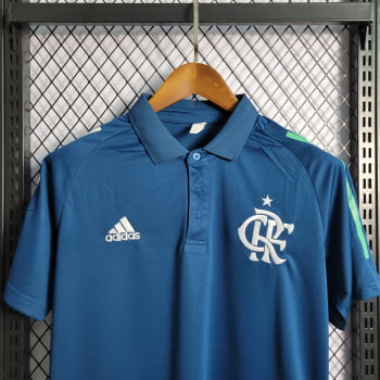 Camisa Gola Polo Flamengo 21/22 - Azul