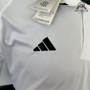 Camisa Gola Polo Flamengo 23/24 - Branca