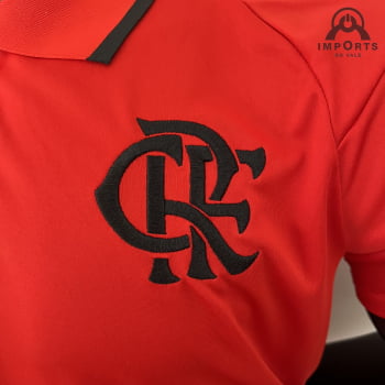 Camisa Gola Polo Flamengo 23/24 - Vermelho