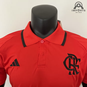Camisa Gola Polo Flamengo 23/24 - Vermelho