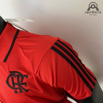 Camisa Gola Polo Flamengo 23/24 - Vermelho