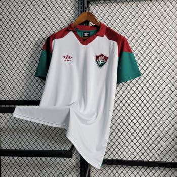 Camisa Gola Polo Fluminense 23/24 Treino - Branca/verde