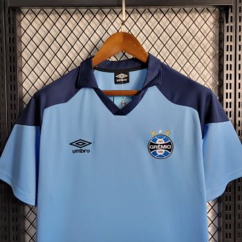 Camisa Gola Polo Grêmio 23/24 Treino - Azul