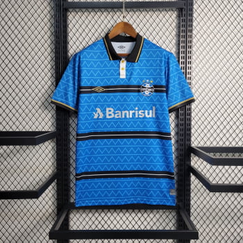 Camisa Gola Polo Grêmio 23/24 Ed. Especial Azul 
