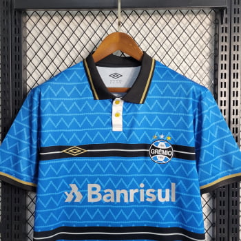 Camisa Gola Polo Grêmio 23/24 Ed. Especial Azul 