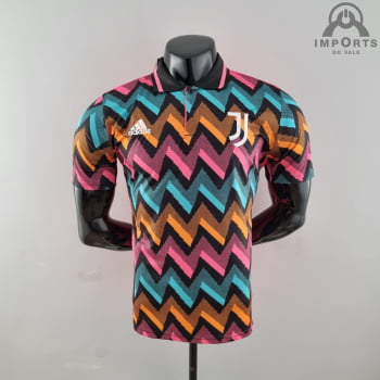 Camisa Gola Polo Juventus 22/23 Versão Jogador Concept - Geometry Colors