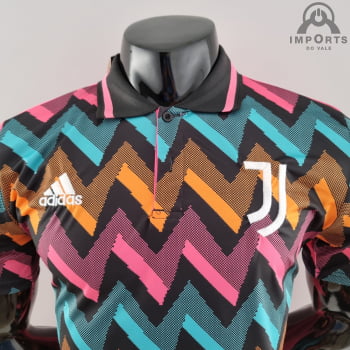 Camisa Gola Polo Juventus 22/23 Versão Jogador Concept - Geometry Colors