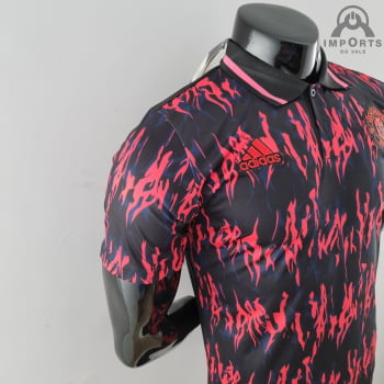 Camisa Manchester United 22/23 Gola Polo Preta
