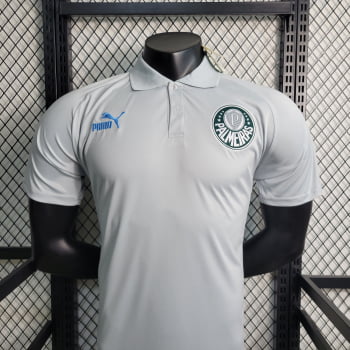 Camisa Gola Polo Palmeiras 23/24 - Cinza