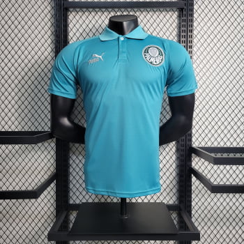 Camisa Gola Polo Palmeiras 23/24 - Azul Turquesa 
