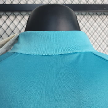 Camisa Gola Polo Palmeiras 23/24 - Azul Turquesa 