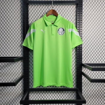 Camisa Gola Polo Palmeiras 23/24 Treino - Verde