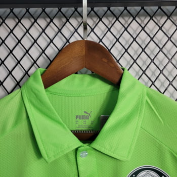 Camisa Gola Polo Palmeiras 23/24 Treino - Verde