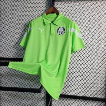Camisa Gola Polo Palmeiras 23/24 Treino - Verde