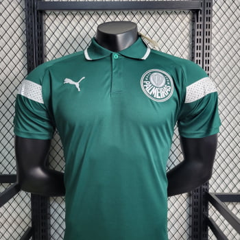 Camisa Gola Polo Palmeiras 23/24 - Verde/branca