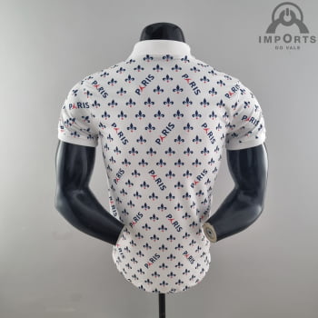 Camisa Gola Polo Paris Saint-Germain 22/23 - Jordan Branca
