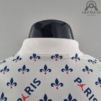 Camisa Gola Polo Paris Saint-Germain 22/23 - Jordan Branca