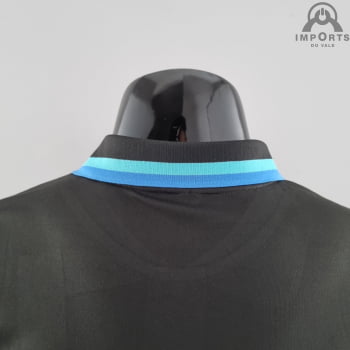 Camisa Real Madrid 22/23 Gola Polo Preta 