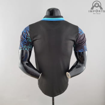 Camisa Real Madrid 22/23 Gola Polo Preta 