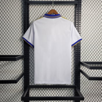 Camisa Gola Polo Real Madrid 23/24 - Branca