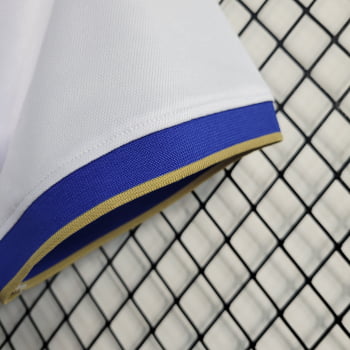 Camisa Gola Polo Real Madrid 23/24 - Branca
