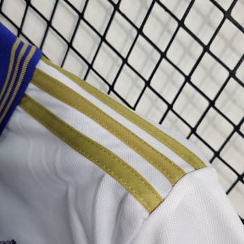 Camisa Gola Polo Real Madrid 23/24 - Branca