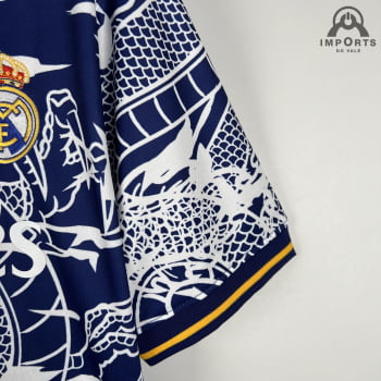 Camisa Gola Polo Real Madrid 23/24 - Dragão Azul