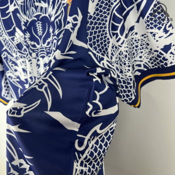 Camisa Gola Polo Real Madrid 23/24 - Dragão Azul