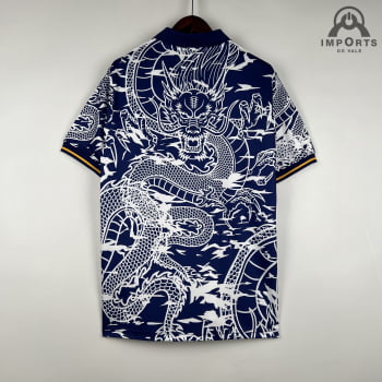 Camisa Gola Polo Real Madrid 23/24 - Dragão Azul