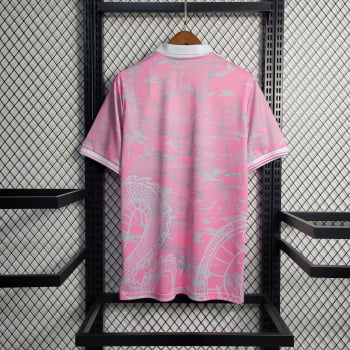 Camisa Gola Polo Real Madrid 23/24 - Dragão Rosa