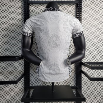 Camisa Gola Polo Real Madrid 23/24 Versão Jogador Ed. Especial Clásica Branca