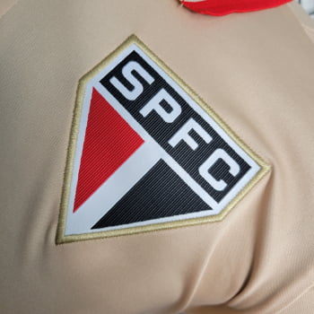Camisa Gola Polo São Paulo 23/24 - Bege Camisa Gola Polo São Paulo 23/24 - Bege
