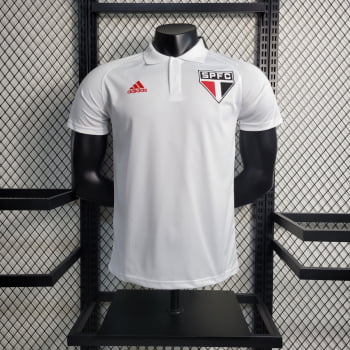 Camisa Gola Polo São Paulo 23/24 - Branca Camisa Gola Polo São Paulo 23/24 - Branca