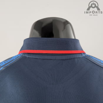 Camisa Gola Polo Seleção Holandesa 2022 - Azul Royal