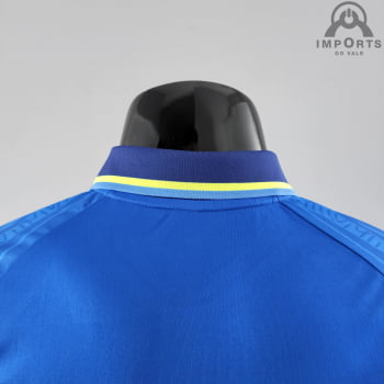 Camisa Gola Polo Seleção Inglesa 2022 - Azul
