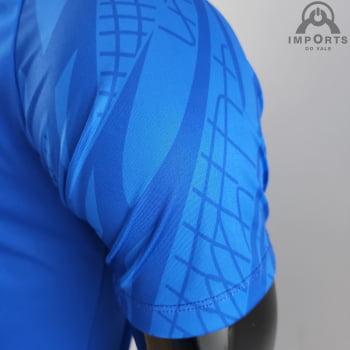 Camisa Gola Polo Seleção Inglesa 2022 - Azul