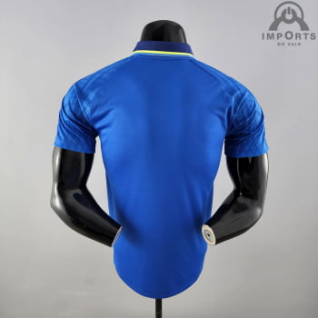 Camisa Gola Polo Seleção Inglesa 2022 - Azul