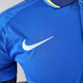 Camisa Gola Polo Seleção Inglesa 2022 - Azul