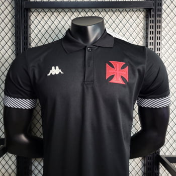 Camisa Gola Polo Vasco 23/24 - Preta 