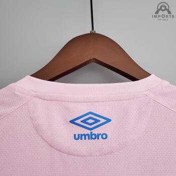 Camisa Grêmio 21/22 Ed. Especial Outubro Rosa Versão Feminina + Personalização Grátis