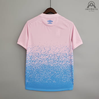 Camisa Grêmio 21/22 Ed. Especial Outubro Rosa Versão Torcedor + Personalização Grátis