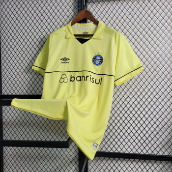 Camisa Grêmio 22/23 Goleiro Amarelo + Personalização Grátis