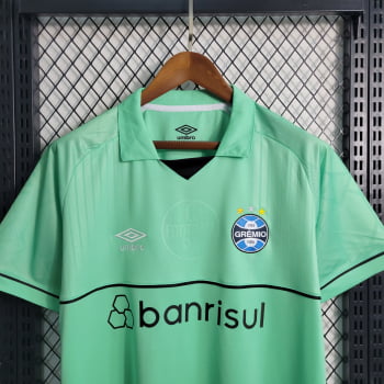 Camisa Grêmio 22/23 Goleiro Verde + Personalização Grátis