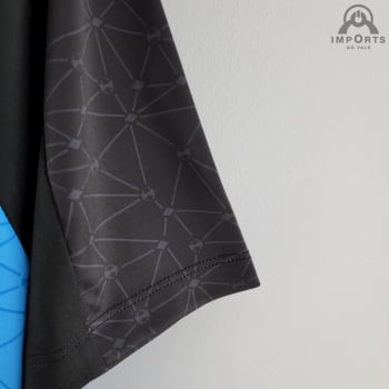 Camisa Grêmio 22/23 Treino Azul + Patrocínios