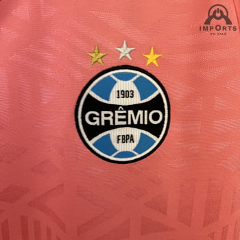 Camisa Grêmio 22/23 Versão Torcedor Ed. Especial Outubro Rosa + Personalização Grátis