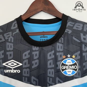 Camisa Grêmio 23/24 Treino - Azul/chumbo