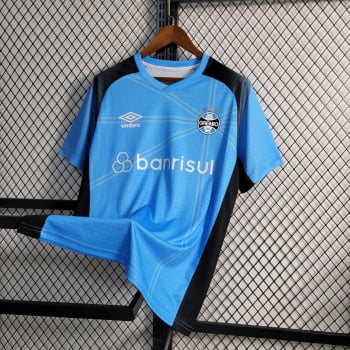 Camisa Grêmio 23/24 Treino - Azul/preto