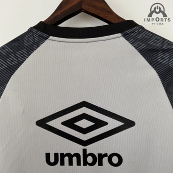 Camisa Grêmio 23/24 Versão Feminina Treino - Cinza 